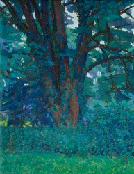 Em Gloucestershire, c.1916 (óleo sobre tela)