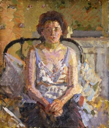 Mulher em uma cama, c.1912-3
