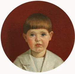 Retrato de James Jewill Hill, Jr (óleo sobre tela colocado a bordo)