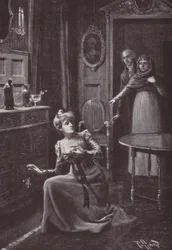 Ilustração para a Vanity Fair de William Makepeace Thackeray (litho)