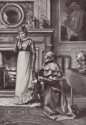 Ilustração para a Vanity Fair de William Makepeace Thackeray (litho)