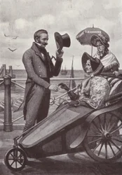 Ilustração para a Vanity Fair de William Makepeace Thackeray (litho)
