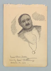 Estudo para retrato, Vicente Blasco Ibañez