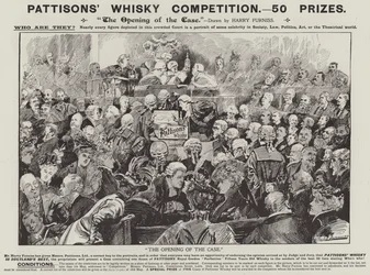 Anúncio, Whisky dos Pattisons (gravura)