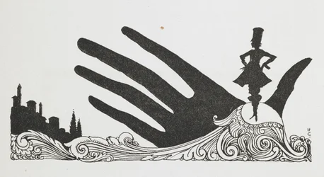 Ilustração para a história "Polegarzinho".