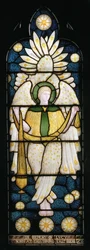 Anjo com incensário, 1872-73 (vitral)