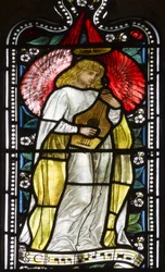 Anjo Musical, 1876 (vitral)