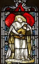 Anjo Musical, 1876 (vitral)