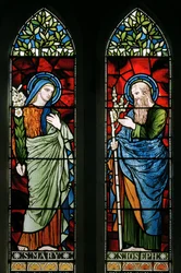 Thursford, St Andrew, James Powell e Filhos, Harry Wooldridge, Santa Maria e São José, 1873