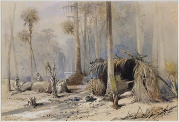 Estaleiro Cypress-Shingle, Rio Ocklawaha, Flórida