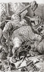Ilustração do romance de Charles Dickens Barnaby Rudge