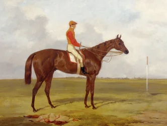 Um retrato do cossaco, vencedor do Derby de 1847 com S. Templeman Up, 1847