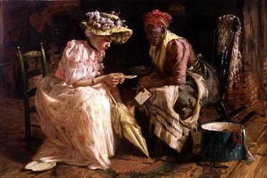 A Carta (óleo sobre tela)