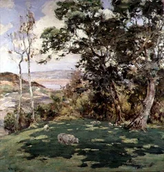 Perto de Kirkudbright, c.1900 (óleo sobre tela)