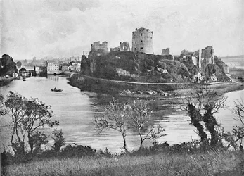 Castelo de Pembroke, c1896