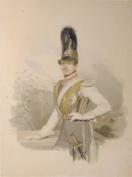 Retrato do conde Valentin Grigoryevich Stroganov 1801-1833, antes de 1832