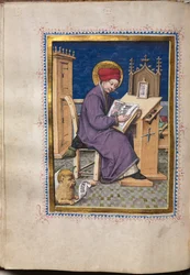 Livro do Evangelho com Retratos Evangelistas: São Marcos, c. 1480