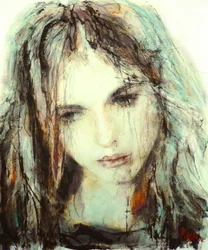 Retrato de uma mulher melancólica