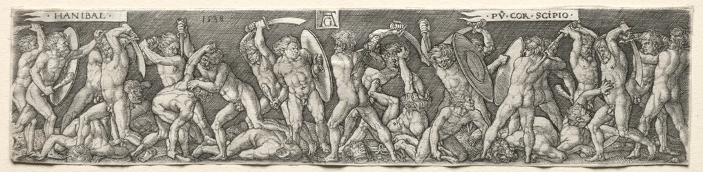 Hannibal Lutando com Cipião