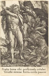 Hércules lutando com a Hidra de Lernea, 1550.