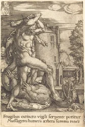 Hércules matando o dragão, 1550.