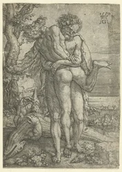 Hércules luta contra o deus do rio Achelus
Obras de Hércules (título da série)