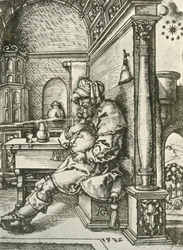 Jacob Meditando sobre Josephs Dreams, 1532, 1908.