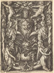 Ornamento com máscara
