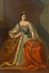 Retrato da imperatriz Catherine I. 1684-1727