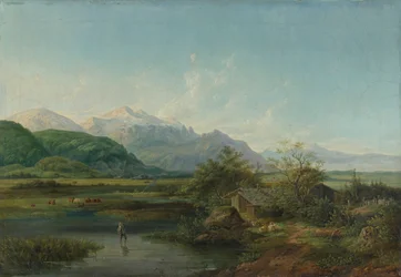 Paisagem de charneca da Alta Baviera