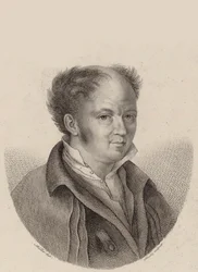 Retrato do compositor Gottfried Weber 1779-1839, ca 1820.