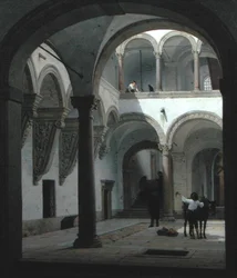 Pátio do Palazzo Fava, Bolonha