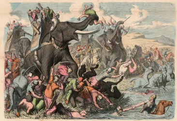 Grécia Antiga: Campanha de Guerra de Alexandre o Grande nos Balcãs 335 AC