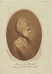 Sophie de La Roche, née Gutermann von Gutershofen 1730-1807, 1782.
