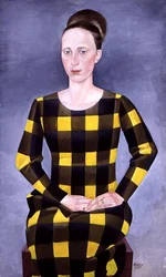 Ingeborg Stegeman, nee Krause, a esposa do artista, 1925