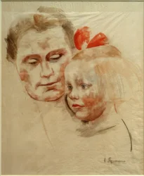 Mãe com filho (Anna e Kate Werner)