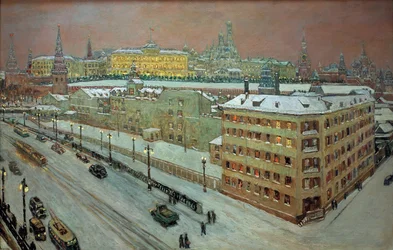 Moscou à noite, 1939.