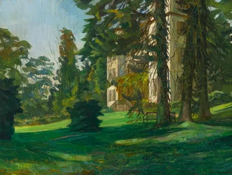 Schloss Hemsbach (óleo sobre tela)