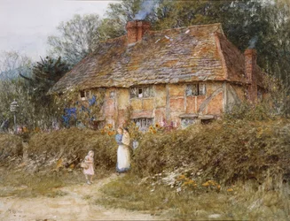 Um velho Surrey Cottage