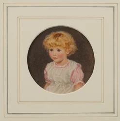 Henry Allingham, 3 anos de idade (aguarela sobre papel)