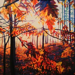 Copper Woods, 2009 (óleo sobre tela)