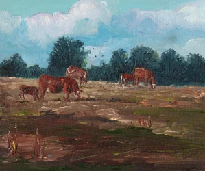 Pastoreio de vacas, 2008