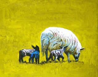 A seguir, 2009 (óleo sobre tela)
