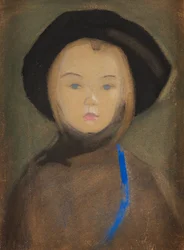 Garota com Fita Azul, 1909.