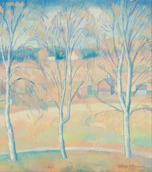 Paisagem da Primavera Halsingland