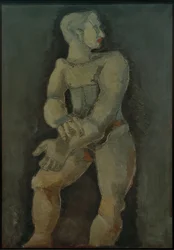 Nu masculino em tamanho real