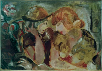 Duas mulheres jovens em conversa