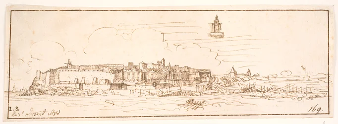 Blaye, com Garonne Floden