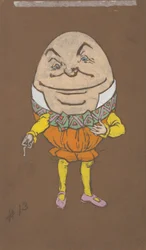Humpty Dumpty (figurino para Alice no País das Maravilhas, 1915)