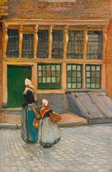 Retornando do mercado, c1902